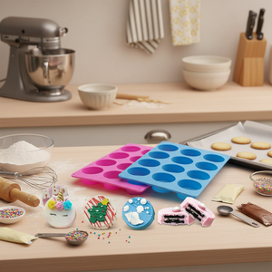 Stampo in Silicone Professionale Personalizzato e Produzione di Massa, Stampo Rotondo <span class=keywords><strong>per</strong></span> Cioccolatini e <span class=keywords><strong>Biscotti</strong></span>, Stampo Cilindrico in Silicone - Product Image 4