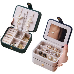 Estuche de Joyería de Viaje de Doble Capa, Imprescindible, con Gran Capacidad de Almacenamiento y Espacio para Logotipo - Product Image 1