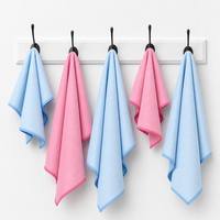 Serviette de nettoyage en microfibre sans traces pour vitres, douce, absorbante, séchage rapide, avec motif gaufré, pour lavage de voitures et usage en cuisine (vente en gros)