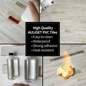 <span class=keywords><strong>Piastrelle</strong></span> <span class=keywords><strong>Adesive</strong></span> Effetto Pietra, Aspetto Marmo Beige, <span class=keywords><strong>PVC</strong></span> Autoadesivo per Rivestimento Parete <span class=keywords><strong>Cucina</strong></span> e Bagno - Product Image 6