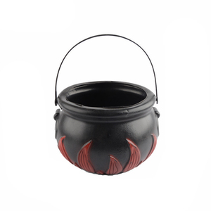 Ensemble de jouets pour enfants, pot de bonbons en plastique, fille et garçon, HH-0451 (17cm), fête d'halloween, nouveauté - Product Image 1