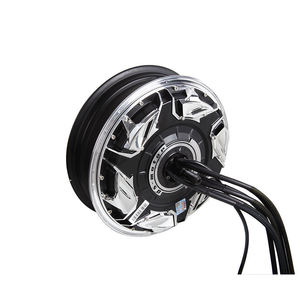 Moteur à disque sans balais QSMOTOR 12" V5 3000W, efficacité IE4, couple de 100 Nm, bobinage en série, étanche IP55, 72V - Product Image 3