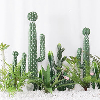 Cactus Saguaro en pot, plante tropicale du désert, 30cm-100cm, en plastique, très réaliste, pour décoration intérieure/extérieure, verdure pour vitrine