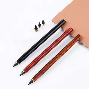 Wood Infinity Pencil Inkless Magic Wieder verwendbarer immer währender austauschbarer Nibs Pencil für Home Office School Supplies