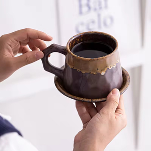 Tazas de Café y Tazas Creativas para Café Hecho a Mano, Taza para Latte de Té de la Tarde, Tazas Vintage de Cerámica Rústica con Logotipo Personalizado, Tazas Modernas de Cerámica - Product Image 5