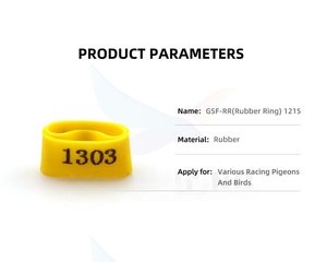 Digitale rubberen ring voor postduiven, identificatie-tag voor 1-1000 wedstrijden, vogelaccessoires - Product Image 5