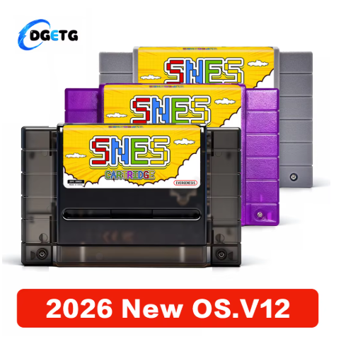 2026 V12 3000 in 1 SNES Game Card With 4GB TF Card SFC Game Cartridge for SFC Super Famicom US Game Console Game Accessories