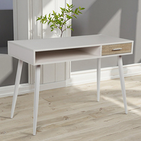 Vente de gros Bureau en bois MDF avec pieds en métal Mobilier de bureau Table et chaise d'ordinateur de jeu