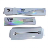 Nuevo Diseño 2026, Empaque Personalizado para Péptidos con Efecto Holográfico, Bandeja de Plástico con Múltiples Viales, Inserto para Viales de 3 ml, Caja de Papel