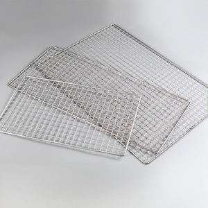 Parrilla desechable <span class=keywords><strong>de</strong></span> acero inoxidable para BBQ coreano, malla <span class=keywords><strong>de</strong></span> alambre expandido para asar pollo, técnica <span class=keywords><strong>de</strong></span> tejido, procesamiento por soldadura - Product Image 4