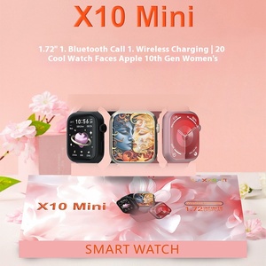 Đồng hồ thông minh mini X10 thế hệ mới dành cho nữ, màn hình TFT 1.72 inch, hỗ trợ gọi <span class=keywords><strong>Bluetooth</strong></span>, sạc không dây, trả lời bằng cử chỉ - Product Image 4