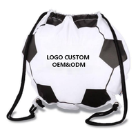Acara olahraga kustom Logo Alien sepak bola basket poliester tas kolor ransel tahan air tas olahraga