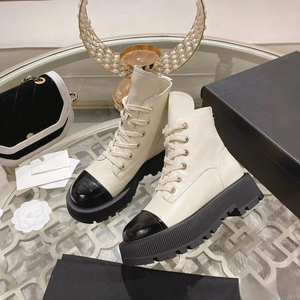 Botines Casuales de Diseño Vintage 2026 con Tacón Grueso de Cuero Vacuno, con Cordones, Térmicos, Impermeables y Transpirables para Otoño - Product Image 3