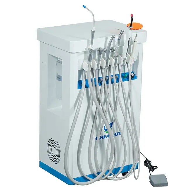 Greeloy Portable Dental Unit with Air Compressor /Dental Portable Unit For Clinic GU-P209