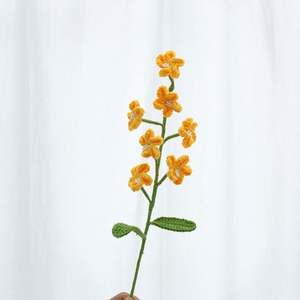 Decoración para el Hogar, Flores Artificiales Hechas a Mano con Ganchillo, Material Acrílico, para San Valentín, Graduación, Año Nuevo, Navidad - Product Image 3