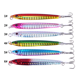 Toptan LB042/LB043/LB044 30g 40g 60g yapay Metal Jig yemler uzun döküm batan kurşun ayrı oturtma balıkçılık Lures - Product Image 2