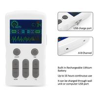 Stimulateur musculaire TENS avec stimulation continue, soulagement de la douleur, électrostimulateur, masseur, appareil TENS