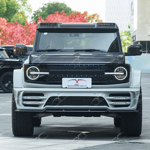 Kit de Carrocería para <span class=keywords><strong>Ford</strong></span> <span class=keywords><strong>Bronco</strong></span>, Estilo MSY, Fibra de Carbono, Lip Delantero, Alerón Trasero, Capó, Difusor Trasero, Faldones Laterales, Pasos de Rueda - Product Image 4