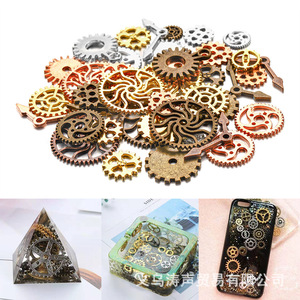 Alloy Mechanical Gears DIY Jewelry Accessories Metal Phone <b>Case</b> Decorations Multicolor Steampunk Style - Product Image 5