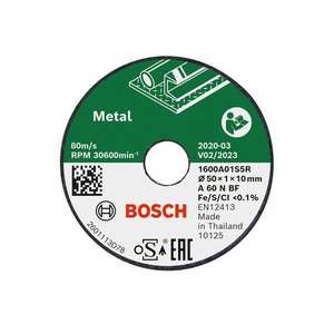 BOSCH - 1600A01S5Y ''Expert for Inox'' Disco de corte recto 50mm (3 uds.) -DISCOS DE CORTE ABRASIVOS EAN 4059952507125 - Product Image 1