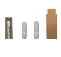 Fil dentaire écologique en charbon de bambou biodégradable zéro déchet, nettoyant pour dents à la cire de candelilla, plusieurs saveurs, OEM