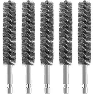 6 brosses de nettoyage en acier inoxydable à fil torsadé pour <span class=keywords><strong>perceuse</strong></span> électrique et visseuse à percussion - Product Image 6
