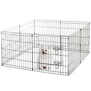 Cane in filo saldato pannelli di recinzione semplice Design classico pieghevole in metallo cane esercizio penna per il gioco all'aperto piccolo cane da compagnia - Product Image 2