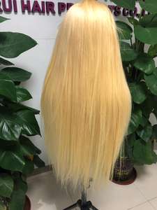 BORUI ยาว613ผมสีบลอนด์มนุษย์<span class=keywords><strong>วิก</strong></span>ผมลูกไม้ - Product Image 3