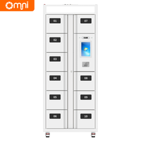 Casier intelligent de rangement pour bagages avec déverrouillage par mot de passe, empreinte digitale, reconnaissance faciale et carte RFID pour centre de fitness et yoga