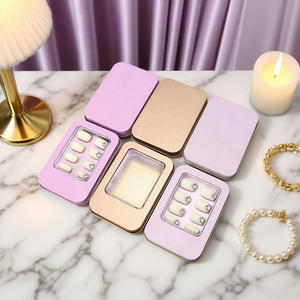 Estuches <span class=keywords><strong>de</strong></span> hojalata rectangulares Marca Bloom ecológica Reciclable Metal USB Flash Drive Case Gua Sha Board Nail Clipper Case - Product Image 4