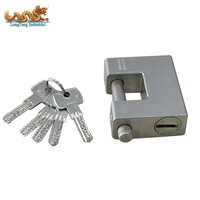 Boîte de sécurité pour serrure de porte de conteneur maritime, cadenas rectangulaire intelligent en acier inoxydable