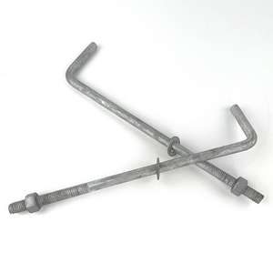 สกรูยึด Quan Pham แบบ HDG ความยาวเกลียว 4 นิ้ว ความยาวโค้งงอ 3 นิ้ว คุณภาพสูง ราคาโรงงาน มาตรฐาน ASTM A153 - Product Image 3