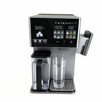 Distributeur d'eau RO de comptoir avec purification, fabrication de glace, chauffage, refroidissement, écran tactile LED, 5 réglages de température, moniteur TDS, intelligent