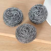 Dooso Nouvelles éponges en acier inoxydable Scrubbers Boule de nettoyage Ustensile Scrubber Densité Métal Scrubber Tampons à récurer