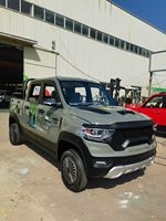 Pick-up électrique RVY, véhicule de passagers, autonomie de 200 km, charge rapide en 6 heures, options blanc/or/bleu, moteur 50 kW, batterie 30 kWh
