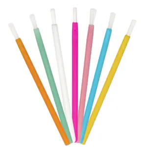 wholesale mini lip wand brush disposable lip gloss applicator nylon hair brush