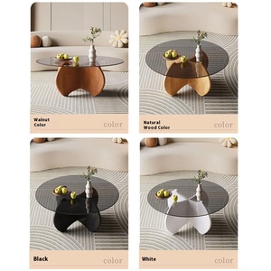 Hiện đại rắn khung gỗ Tempered Glass Bàn cà phê cho căn hộ nhỏ-phòng khách đồ nội thất bởi <span class=keywords><strong>Choosy</strong></span> - Product Image 3