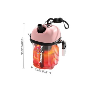 Botella de agua motivacional marcada por el tiempo de 128oz, plástico anticaída portátil para fitness y estilo de vida activo, para mantenerse hidratado - Product Image 1