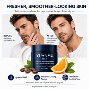 Routine de soin de la peau <span class=keywords><strong>anti</strong></span>-âge, <span class=keywords><strong>anti</strong></span>-rides, hydratant quotidien pour hommes, crème visage 6-en-1 pour hommes - Product Image 5