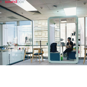 Soundbox <span class=keywords><strong>insonorisé</strong></span> <span class=keywords><strong>bureau</strong></span> Pod moderne 2 personnes boîte de réunion facile à installer bruit réduire les pods de <span class=keywords><strong>bureau</strong></span> - Product Image 2