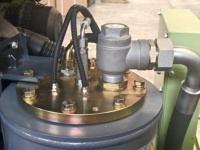 Compresseur d'air mobile à vis Diesel 24V 185CFM 8Bar |   Compresseur à vis rotatif portable avec remorque pour travaux miniers et de construction