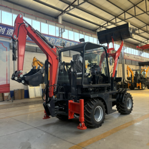 Nuevo <span class=keywords><strong>mini</strong></span> tractor excavadora trasera compacto remolcable con cargador y accesorio <span class=keywords><strong>de</strong></span> cabina <span class=keywords><strong>retroexcavadora</strong></span> 3 en 1 4x4 para la <span class=keywords><strong>venta</strong></span> en China - Product Image 3