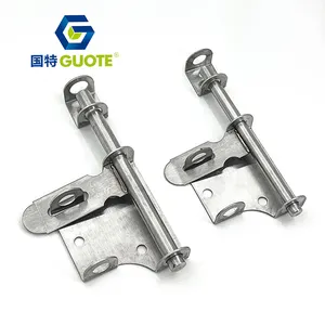 GUOTE hot sale door bolt window latch long silver stainless steel sliding lock barrel bolt latch hasp staple gate safety lock