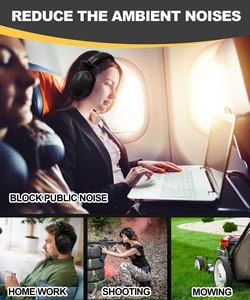 Регулируемые защитные наушники для стрельбы с шумоподавлением, пассивные наушники с уровнем шумоподавления 36 дБ, портативные, легкие - Product Image 6