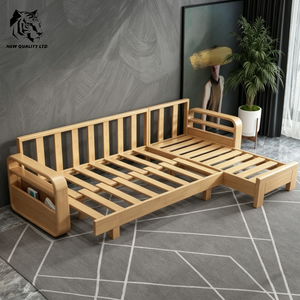 Fábrica de muebles, los más baratos, personalizables, en stock, envío inmediato, sofá estilo tronco, nuevo diseño, muebles de sala de estar, sofá de madera y tela - Product Image 5