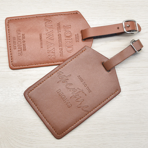 Bán buôn hành lý cấp phép du lịch mềm PU túi xách <span class=keywords><strong>tag</strong></span> nhỏ PU da hành lý <span class=keywords><strong>tag</strong></span> Dải treo hành lý <span class=keywords><strong>tag</strong></span> - Product Image 4