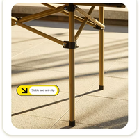 Tables de pique-nique enroulables en plein air portables légères avec sac de transport Table de barbecue pliante Table de camping pour l'aventure en plein air