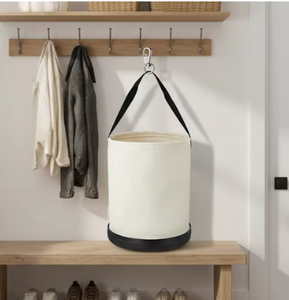 Seau robuste <span class=keywords><strong>pour</strong></span> outils et accessoires, seau en toile utilitaire avec poignée, ouverture large, seau à outils à parois droites - Product Image 4