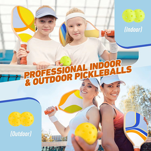 Pelotas de Pickleball de Plástico PE Resistentes al Viento, Diseño Personalizado OEM/ODM, Ultra Duraderas y de Larga Duración para Escuelas y Clubes - Product Image 6