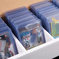 Protège-cartes rigides en PVC transparent de qualité supérieure 3x4 pouces, protège-cartes rigides en plastique 35PT pour cartes de sport